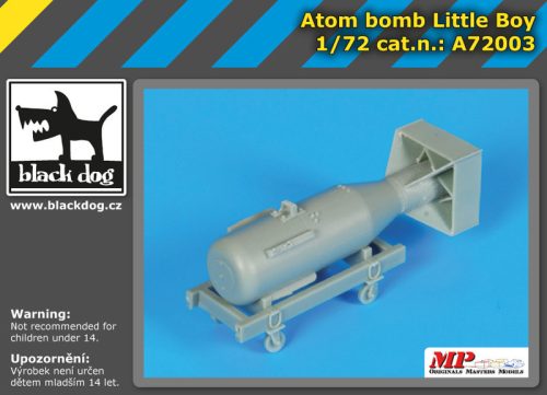 Black Dog A72003 Atom bomb Little Boy makett dioráma kiegészítő (1/72)