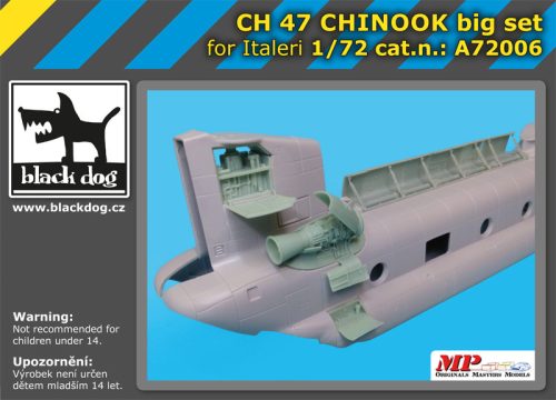 Black Dog A72006 CH- 47 Chinnok big set for Italeri makett dioráma kiegészítő (1/72)