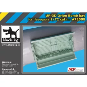   Black Dog A72008 UP-3 D Orion bomb bay for Hasegawa makett dioráma kiegészítő (1/72)