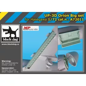   Black Dog A72011 UP-3 D Orion big set for Hasegawa makett dioráma kiegészítő (1/72)