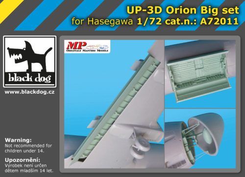 Black Dog A72011 UP-3 D Orion big set for Hasegawa makett dioráma kiegészítő (1/72)