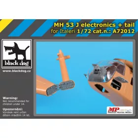   Black Dog A72012 MH-53 J electronic +tail for Italeri makett dioráma kiegészítő (1/72)