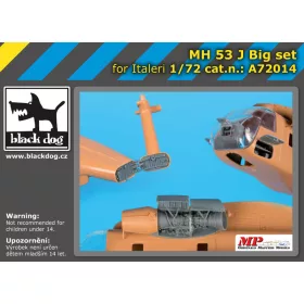   Black Dog A72014 MH-53 J big set for Italeri makett dioráma kiegészítő (1/72)