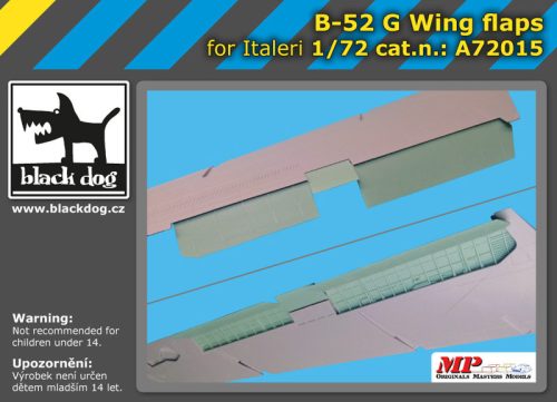 Black Dog A72015 B-52 G wing flaps for Italeri makett dioráma kiegészítő (1/72)