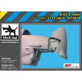   Black Dog A72019 B-52 radar for Italeri makett dioráma kiegészítő (1/72)