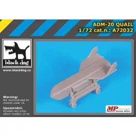   Black Dog A72032 ADM-20 Quail makett dioráma kiegészítő (1/72)