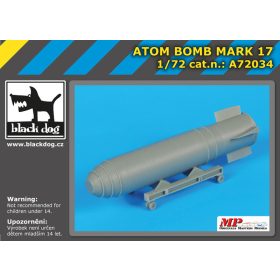   Black Dog A72034 Atom bomb Mark 17 makett dioráma kiegészítő (1/72)