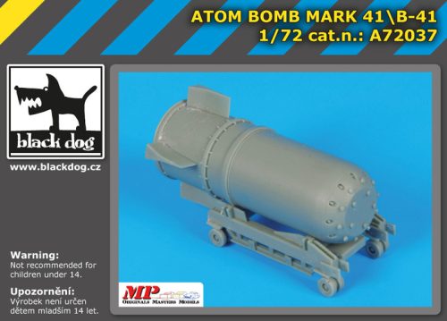 Black Dog A72037 Atom bomb Mark 41B-41 makett dioráma kiegészítő (1/72)