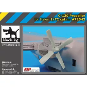   Black Dog A72042 C-130 propeller for Italeri makett dioráma kiegészítő (1/72)