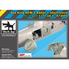   Black Dog A72055 Sea King AEW 2 radar+electronics for Dragon makett dioráma kiegészítő (1/72)