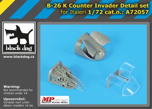 Black Dog A72057 B-26 K Counter Invader detail set for Italeri makett dioráma kiegészítő (1/72)