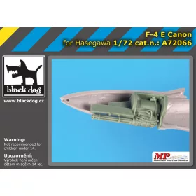  Black Dog A72066 F-4 E canon for Hasegawa makett dioráma kiegészítő (1/72)