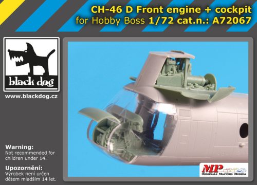 Black Dog A72067 Ch -46 D fron tengine+cocpit for Hooby Boss makett dioráma kiegészítő (1/72)