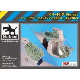   Black Dog A72069 Ch-46 D big set for Hooby Boss makett dioráma kiegészítő (1/72)