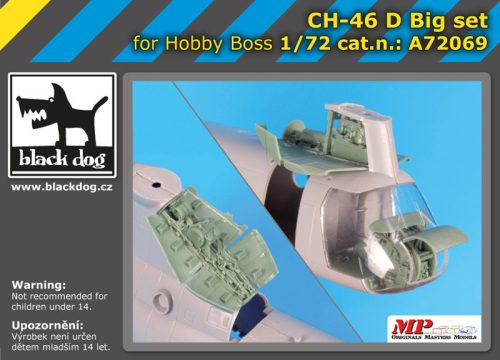 Black Dog A72069 Ch-46 D big set for Hooby Boss makett dioráma kiegészítő (1/72)