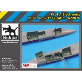   Black Dog A72070 F-14 A electronics for Academy makett dioráma kiegészítő (1/72)