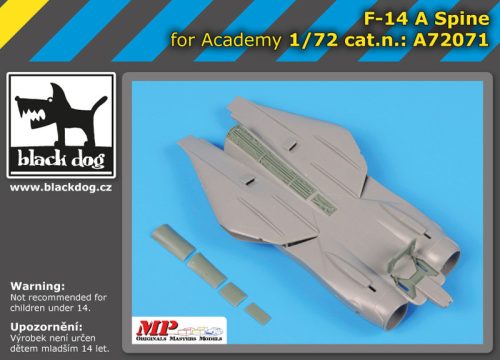 Black Dog A72071 F-14 A spine for Academy makett dioráma kiegészítő (1/72)