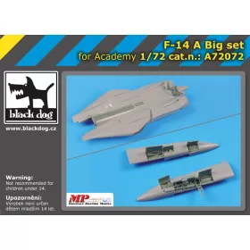   Black Dog A72072 F-14 A big set for Academy makett dioráma kiegészítő (1/72)