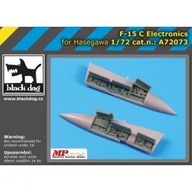   Black Dog A72073 F-15 C electronics for Hasegawa makett dioráma kiegészítő (1/72)