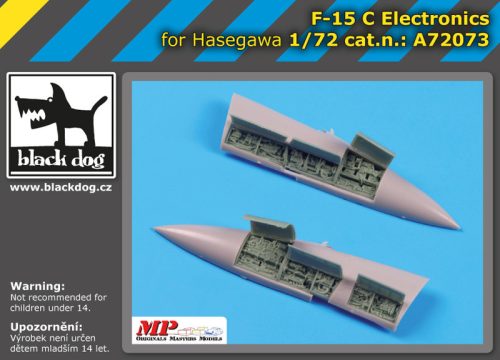 Black Dog A72073 F-15 C electronics for Hasegawa makett dioráma kiegészítő (1/72)