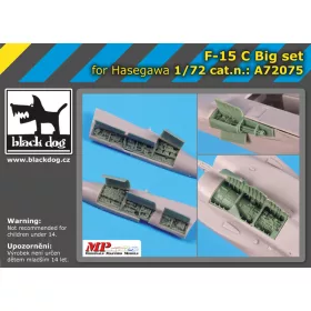   Black Dog A72075 F-15 C big set for Hasegawa makett dioráma kiegészítő (1/72)