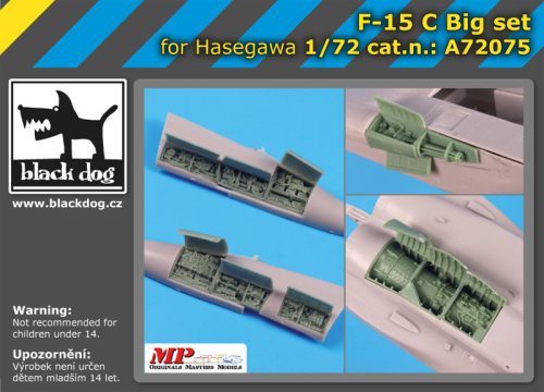 Black Dog A72075 F-15 C big set for Hasegawa makett dioráma kiegészítő (1/72)