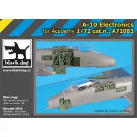   Black Dog A72083 A-10 electronics for Academy makett dioráma kiegészítő (1/72)