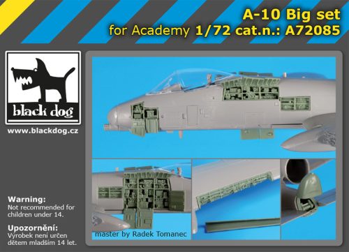 Black Dog A72085 A-10 Big set for Academy makett dioráma kiegészítő (1/72)