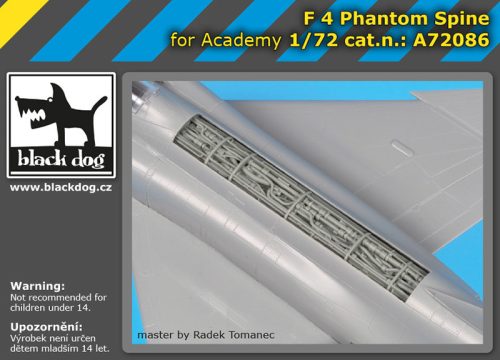 Black Dog A72086 F-4 Phantom spine for Academy makett dioráma kiegészítő (1/72)