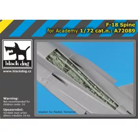   Black Dog A72089 F-18 spine for Academy makett dioráma kiegészítő (1/72)