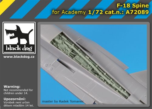 Black Dog A72089 F-18 spine for Academy makett dioráma kiegészítő (1/72)