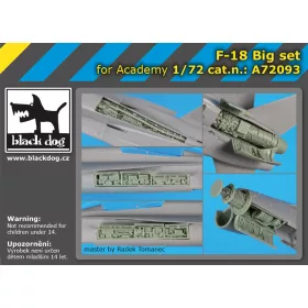   Black Dog A72093 F-18 Big set for Academy makett dioráma kiegészítő (1/72)