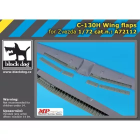   Black Dog A72112 C-130H Hercules wing flaps for Zvezda makett dioráma kiegészítő (1/72)