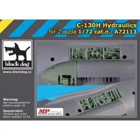   Black Dog A72113 C-130H Hercules Hydraulics for Zvezda makett dioráma kiegészítő (1/72)