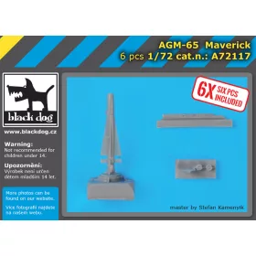   Black Dog A72117A 6M -65 Maverick makett dioráma kiegészítő (1/72)