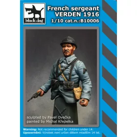   Black Dog B10006 French sergeant Verden 1916 dioráma makett kiegészítő