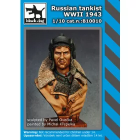   Black Dog B10010 Russian tankist WW II 1943 dioráma makett kiegészítő