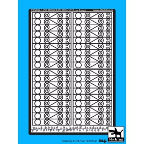   Black Dog E35004 Iron fence dioráma makett kiegészítő (1/35)