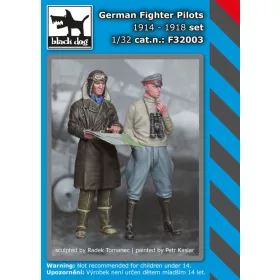   Black Dog F32003 German Fighter Pilots set dioráma makett kiegészítő (1/32)