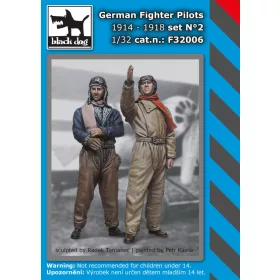   Black Dog F32006 German Fighter Pilots N°2 dioráma makett kiegészítő (1/32)