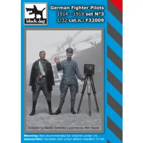   Black Dog F32009 German Fighter Pilots N°3 dioráma makett kiegészítő (1/32)