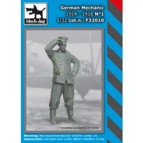   Black Dog F32010 German mechanic N°1 dioráma makett kiegészítő (1/32)