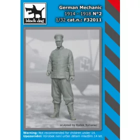   Black Dog F32011 German mechanic N°2 dioráma makett kiegészítő (1/32)