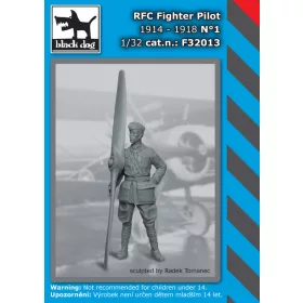  Black Dog F32013 RFC Fighter pilot N°1 dioráma makett kiegészítő (1/32)