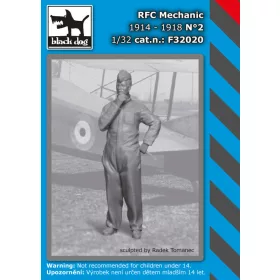   Black Dog F32020 RFC Mechanic N°2 dioráma makett kiegészítő (1/32)
