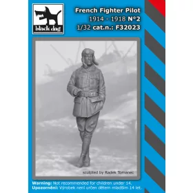   Black Dog F32023 French fighter pilot N°2 dioráma makett kiegészítő (1/32)