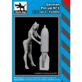   Black Dog F32052 German Pin-up N°1 dioráma makett kiegészítő (1/32)