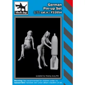   Black Dog F32054 German Pin-up set dioráma makett kiegészítő (1/32)