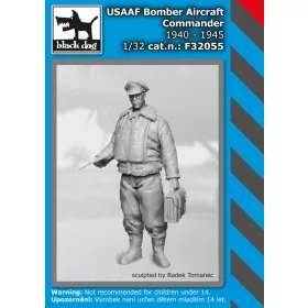   Black Dog F32055 USAAF Bomber aircraft commander 1940-45 dioráma makett kiegészítő (1/32)