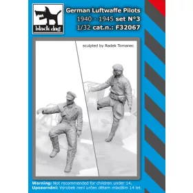   Black Dog F32067 German Luftwafe pilots N°3 dioráma makett kiegészítő (1/32)